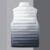 Ultra Light Down Vests Men 90% White Duck Down Gradient Winter Vests Fashion Portable Sleeveless Waistcoat Homme Warm Parkas