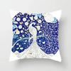 Bird Cushion Cover Classical Peacock Feather Pattern Throw Pillow Case Nordic Living Room Leisure Decoration