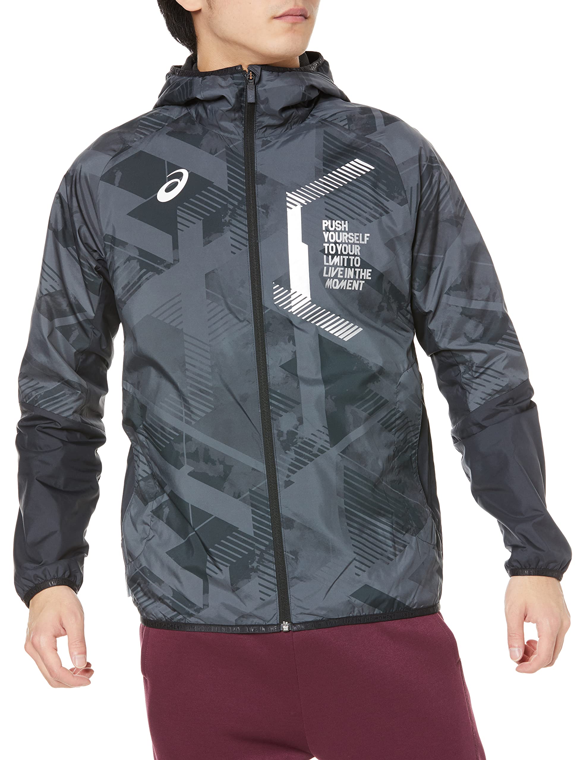 

Asics 2031C672 LIMO Трикотажная толстовка с графикой на спине для мужчин