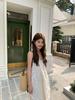 French Seaside Style Halter Neck Camisole Dress - Elegant Summer Backless Ruffle Maxi