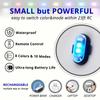 Luzes de Aviso Sem Fio para Aeronaves Leves, Aviões, Helicópteros, Luzes Estroboscópicas LED RGB para Aeronaves, Luzes de Motocicleta, Posição de Flash LED