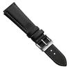 ZULUDIVER Mayday Regatta Sailcloth Watch Waterproof Rubber Diver Watch Band with Spring Bars and Brushed Buckle Black with Beige Sand Strap,