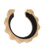 58MM Grouphead Cover Fit for E61 Series Coffee Machine Brewing Head Anti Scalding Ring Beech Wood Color