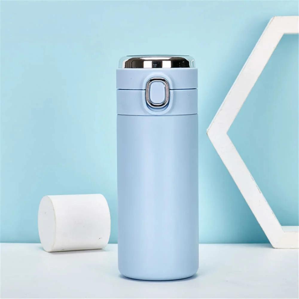 1Pc Stainless Steel Smart Thermos Water Cup Temperature Display Travel Outdoor Vacuum Cup