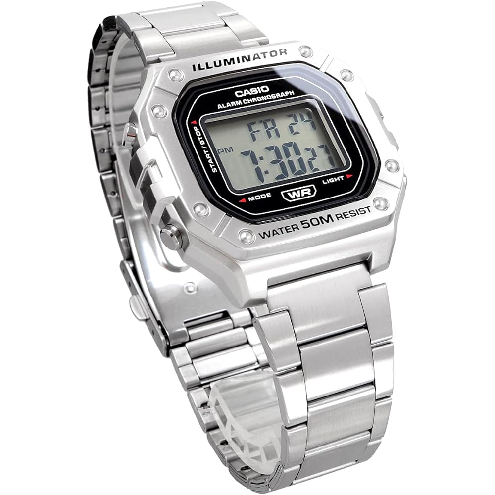 [Casio] CASIO Standard Digital Watch W-218HD-1AV with Genuine Box, Men's Cheap Casio Chipukashi M...