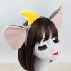 Animal Fancy Costume Kit Accessories Elephant Costume Set with Elephant Ears Headband Bowtie Tail Tutu Skirt 1/3/4Pcs