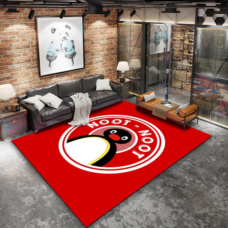 Pingu Carpet Rug For Living Room Bedroom Home Sofa Decoration Kids Play Nonslip Floor Mat