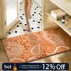 Soft Absorbent Non-Slip Rug Pattern Creative Pattern Design Floor Mat Home Decor Doormat Bedroom Floor Mat Shower Carpet