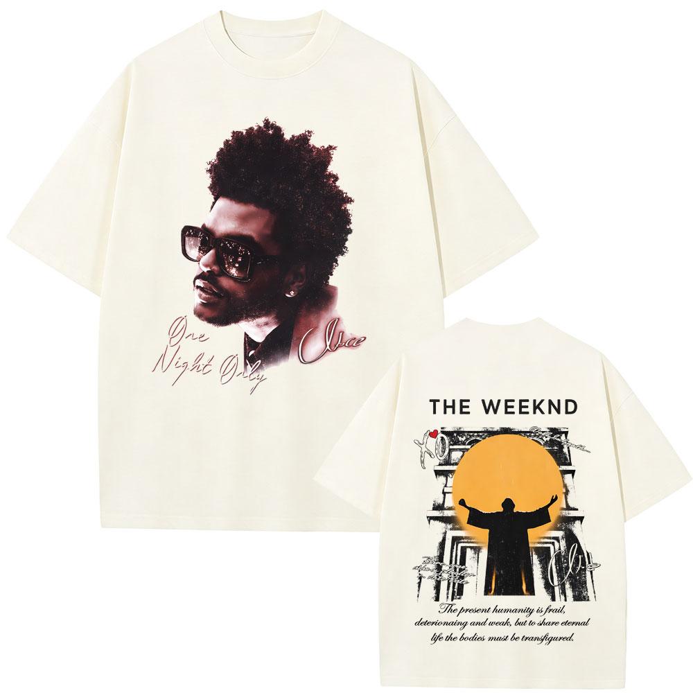 Rapper The Weeknd XO Tour 2026 T Shirt Unisex Women Hip Hop Fashion Pop Music Short Sleeve Tshirt Unisexs Casual Vintage Streetwear