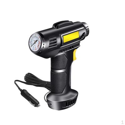12 Air Pump Rechargeable Mini Portable Auto Shut-Off Pressure Inflation Accuracy Nozzle for