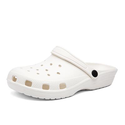 Summer Couples Cave Shoes Non-slip Soft Bottom Breathable Outside Wear Half Baotou Drag Men's Casual Two Wear Beach Sandals Slippers