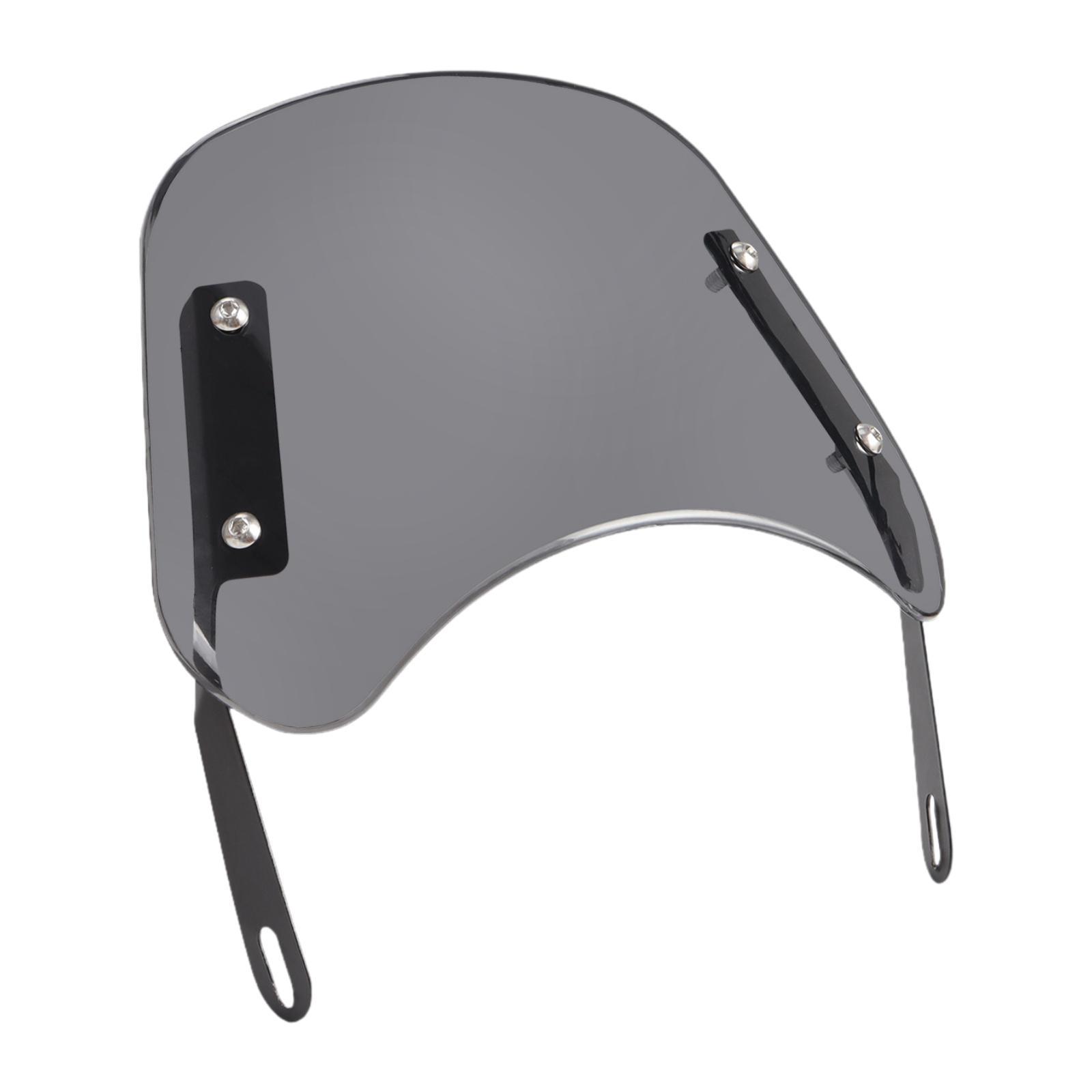 

Motorcycle Windshield Motorbike Supplies with Mount Wind Deflector for E серый
