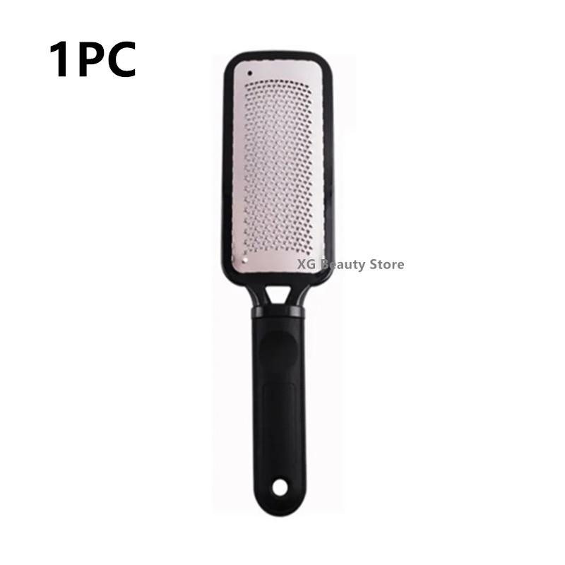 

Профессиональная 1/2/5 шт. Черная двухсторонняя пилка для ног, терка для пяток, для педикюра, рашпиль, удалитель, металлическая скраб-щетка, инструменты для маникюра и ногтей