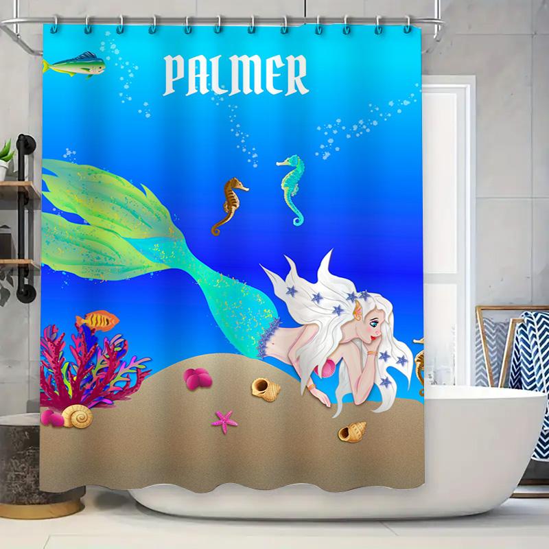 

Colorful Bug Shower Curtain 180 X 207Cm Modern Decorative Waterproof Fabric For Bathroom Set Includes Plastic Hooks In Multiple W60H190(CM)-1 Pcs