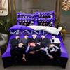 2026 NEW BTS Men's group Bedding Music Duvet Covers Kids Cartoon Bedding Set Twin Full Bedroom Bed Decor for Teens Best Gifts