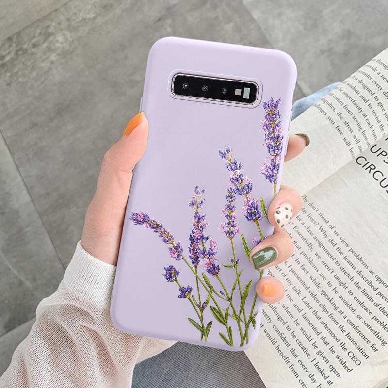Case For Samsung Galaxy S10 Plus S 10 S10E Cover Cloud Graffiti Illustration Kanagawa Label Silicone Fundas For Samsung S10 S10e