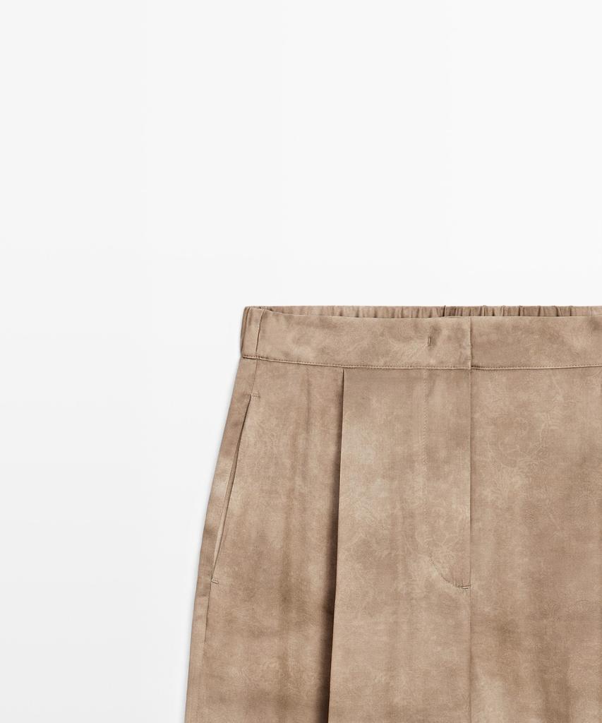 Masimodutti Tie Hemline Fluid Pants