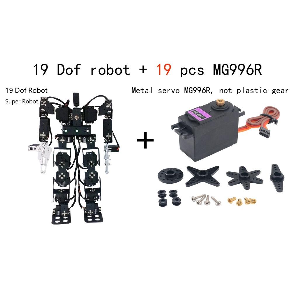 19 DOF Robot Educational Robot Kit for Ardunio Humanoid Robotic Walking with MG996 Programming Robot Kit 20KG Servo Technic Part