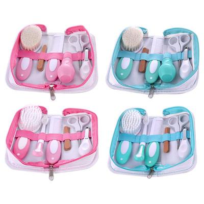 1 Set Baby Nursing Kit Nail Clippers Trimmer Brush Comb Soft Professional Portable All In One Newborn Children Care Grooming