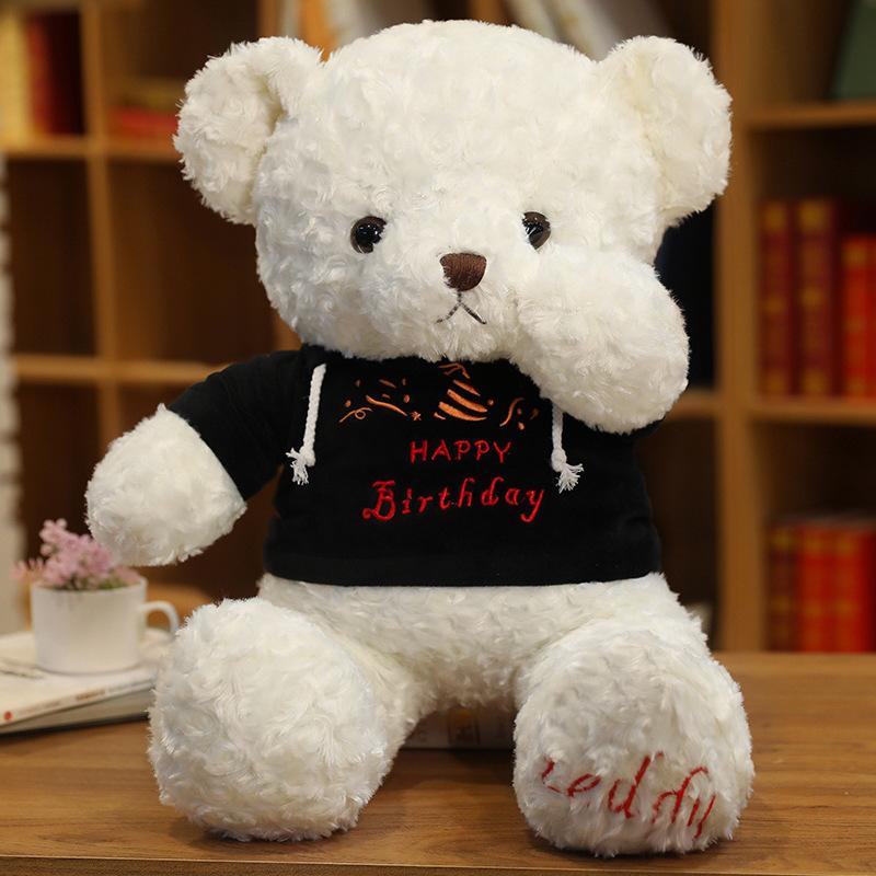 Clothes Teddy Bear Doll Plush Teddy Bear Sweater Hug Bear Doll Girl Soothing Ragdoll