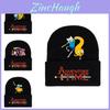 Adventure Time Cartoon-Print Acrylstrickmütze Winter Warm Unisex Beanie für Erwachsene Jugendliche