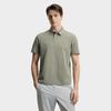 Fila F.C. Classic Minimalist Basic Casual Light Business Versatile Comfortable Knitted Short Sleeve Polo Shirt Men Tops Green Khaki F11M621103FLK