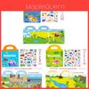 Childrens Educational Puzzle Book With Reusable Magnetic Stickers For Focus Development And Quiet Play