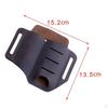 Durable Flashlight Sheath and Keychain Clip, Multitool Leather Sheath, Convenient Tool Organizer for
