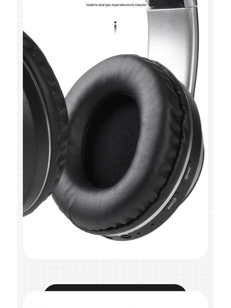 VJ033 LED Wireless Bluetooth 5.0 Sports Headphones - New Head-Mounted Model