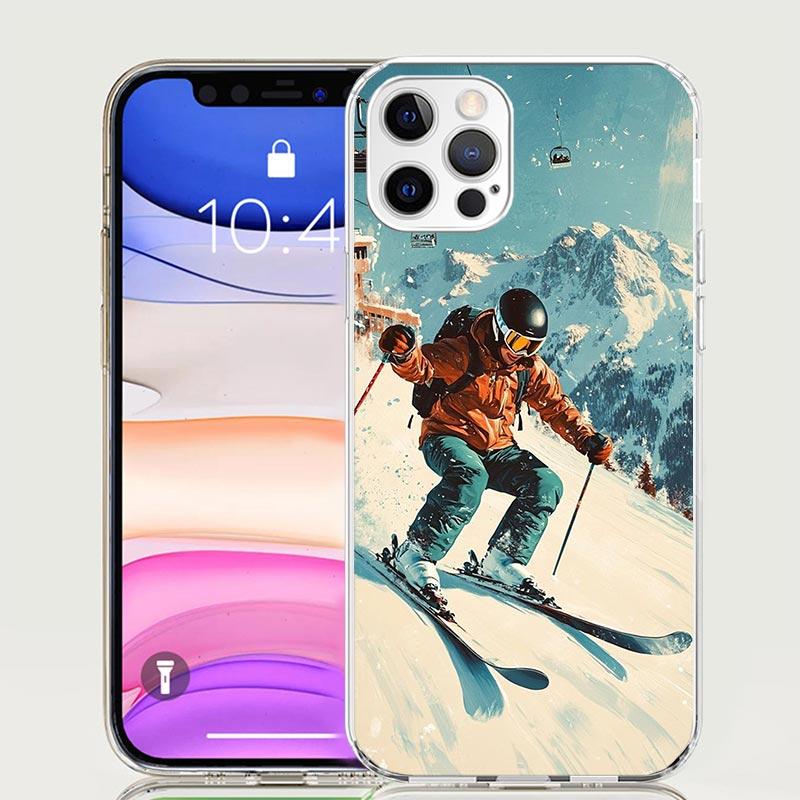 Adventure Snowboarding Extreme Phone Case For iPhone 17 Air 16 15 Plus 11 14 Pro Max 13 Mini 12 7 8 + SE Pattern Art Customized