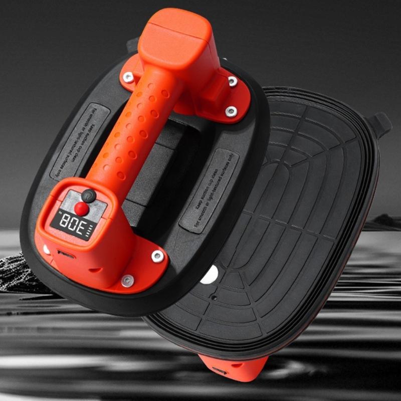 Battery Suction Cup Tile Lifter For Smooth Areas Up To 300kg/660Ibs Load Bearing Capacity Effective Suction