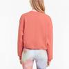 Puma Evide Logo Crop Sweatshirt Women Tops Salmon 599174-27