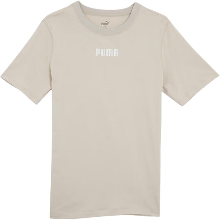 

Puma Letter Print Breathable Sports Casual Round Neck Short Sleeve T-Shirt Men Tops Off-White 847669-64 S
