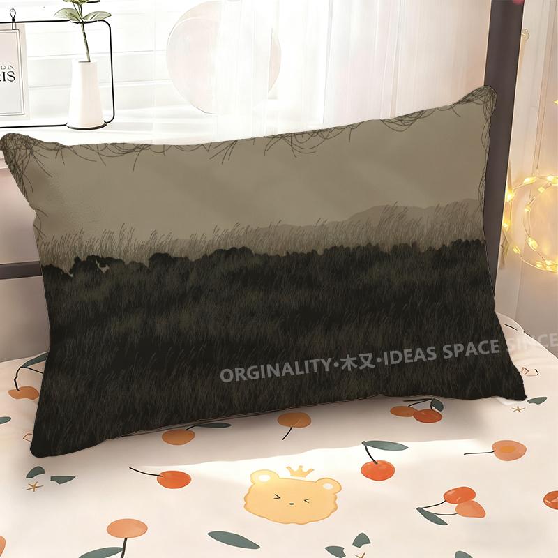 Abstract Grassland Pattern Pillowcase Suitable For Sofa Bedroom Car Pillow Cover Cushion Rectangular Back Cushion