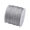 50Yds 0.8mm Crafts Nylon Cord For Jewelry Making Beading Braided Nylon Satin String for Bracelets Rattail Trim Chinese Knot