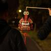 Chinese Style Portable Rabbit Lantern Handmade Handheld Rabbit Lantern  School Project