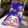 Cartoon I-Inoue Toro Kawaii Towel Sports Quick Dry Travel Camping Gear Sandproof Soft Light Large Beach Towel