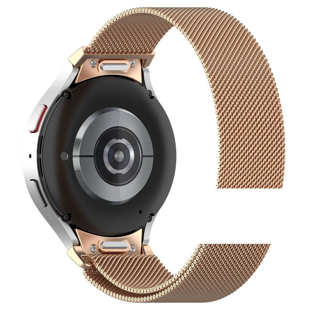 Quick Fit Milanese No Gaps Watchband for Samsung Galaxy Watch 7 FE 6 5 4 Classic 43mm 47mm 40mm 44mm 42 46mm Magnetic Loop Strap