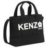 Utility Logo Print Cotton Tote Bag Women Tote Bags Black FE68SA910F3699