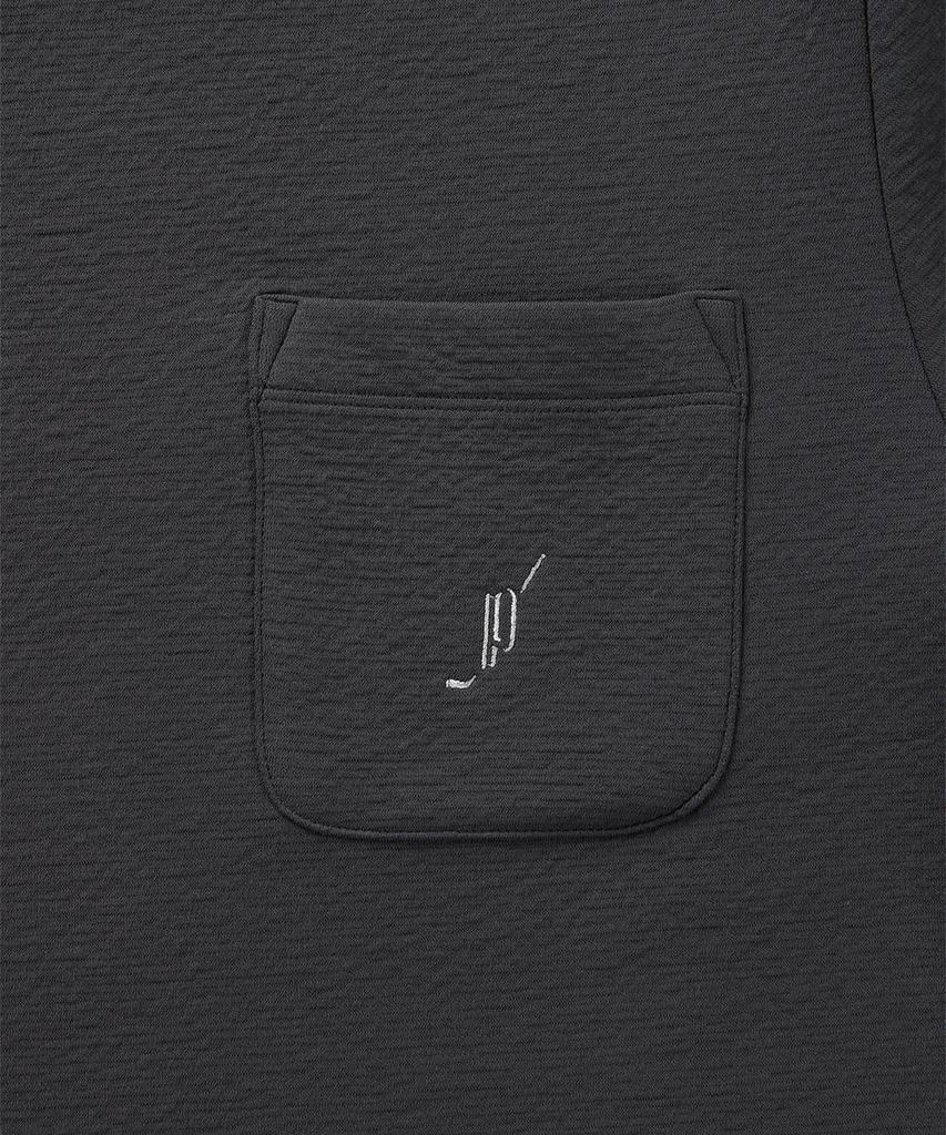 PANICALE Charcoal Golf Neoprene Pocket T-Shirt
