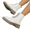 Fashion Platform Women Lace Up Short Boots 2025 Winter New Shoes Classical Casual Sneaker Fashion Ankle Boots Sport Zapatillas De Mujer