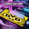 Custom Name Personalized Borussia Dortmund Pattern Mousepad, Laptop PC Desk Mat, Decorative Desk Mat for Home Keyboard Pad Gift