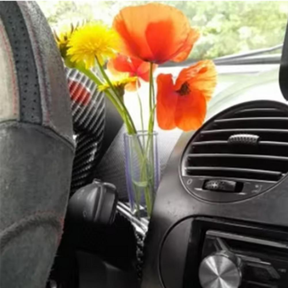 1C08584616TP Gennemsigtig Klar Knop Blomstervase Til VW