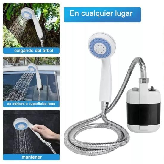 Camping Shower Pump Easy To Use Compact Portable Rechargeable Outdoor