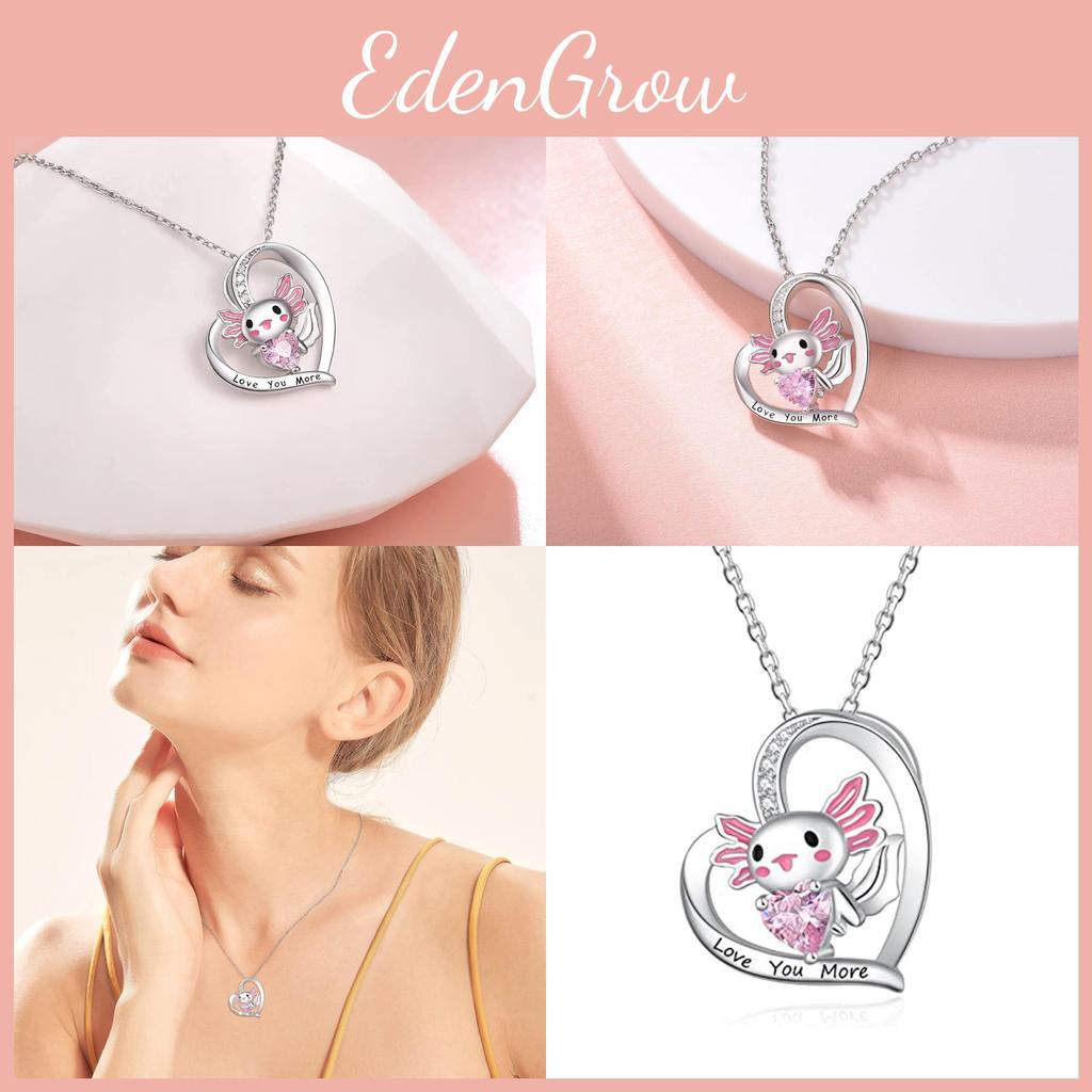 Girls Alloy Pendant Chain With Cute Animal And Heart Design For Summer Style