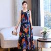 Stijlvolle en comfortabele spaghettibandjes katoenen jurk met bloemenprint voor dames in de zomer