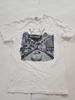 Vintage Hollywood & Vine Souvenir T-Shirt Größe Klein Weiß Alstyle 100% Baumwolle