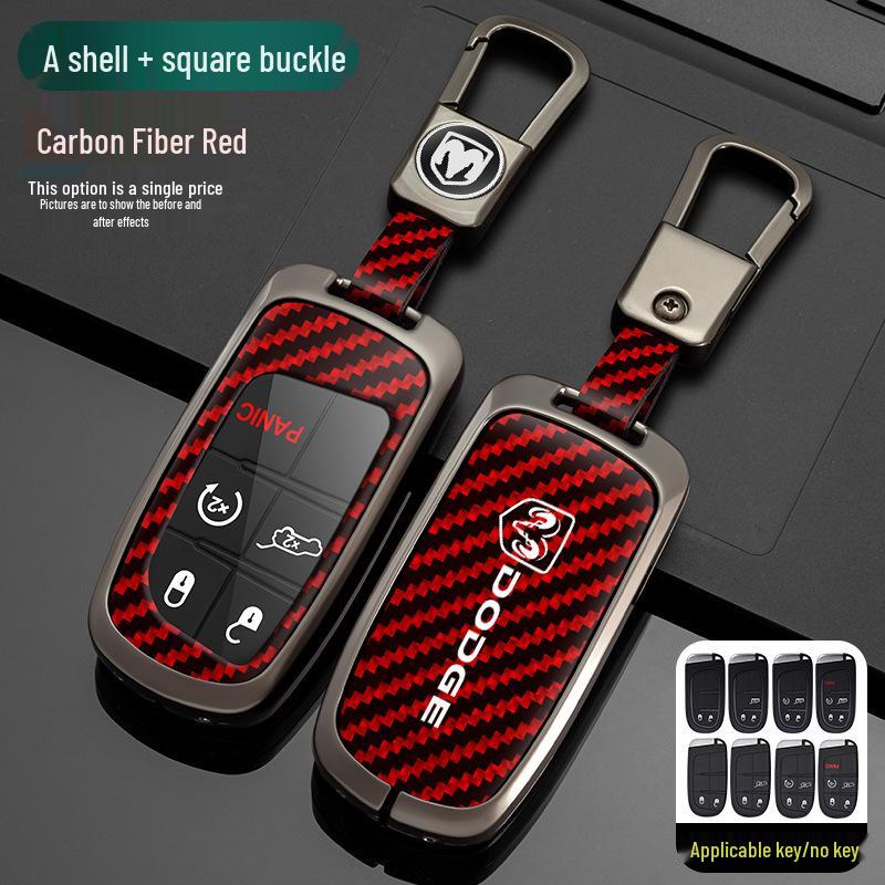 Dodge Journey Challenger RMA Ram Full-Cover Metal Key Case for Men