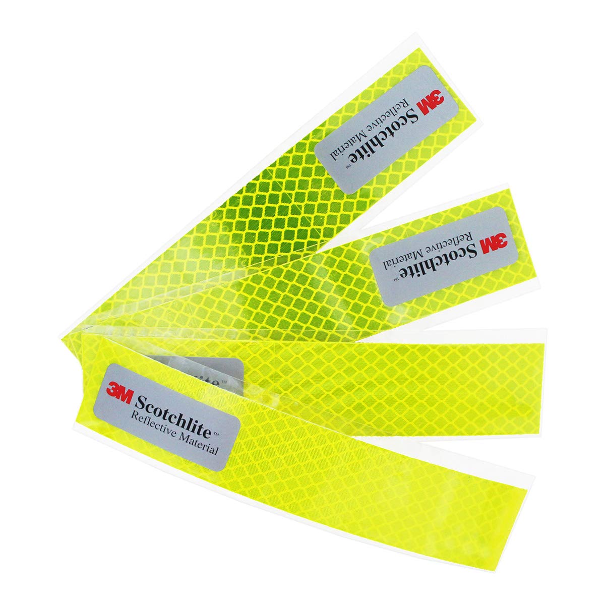 

Salzmann 3M Reflective Stickers 3M Scotchlite Diamond Grade Reflective Material Waterproof All Weather Outdoor жовтий