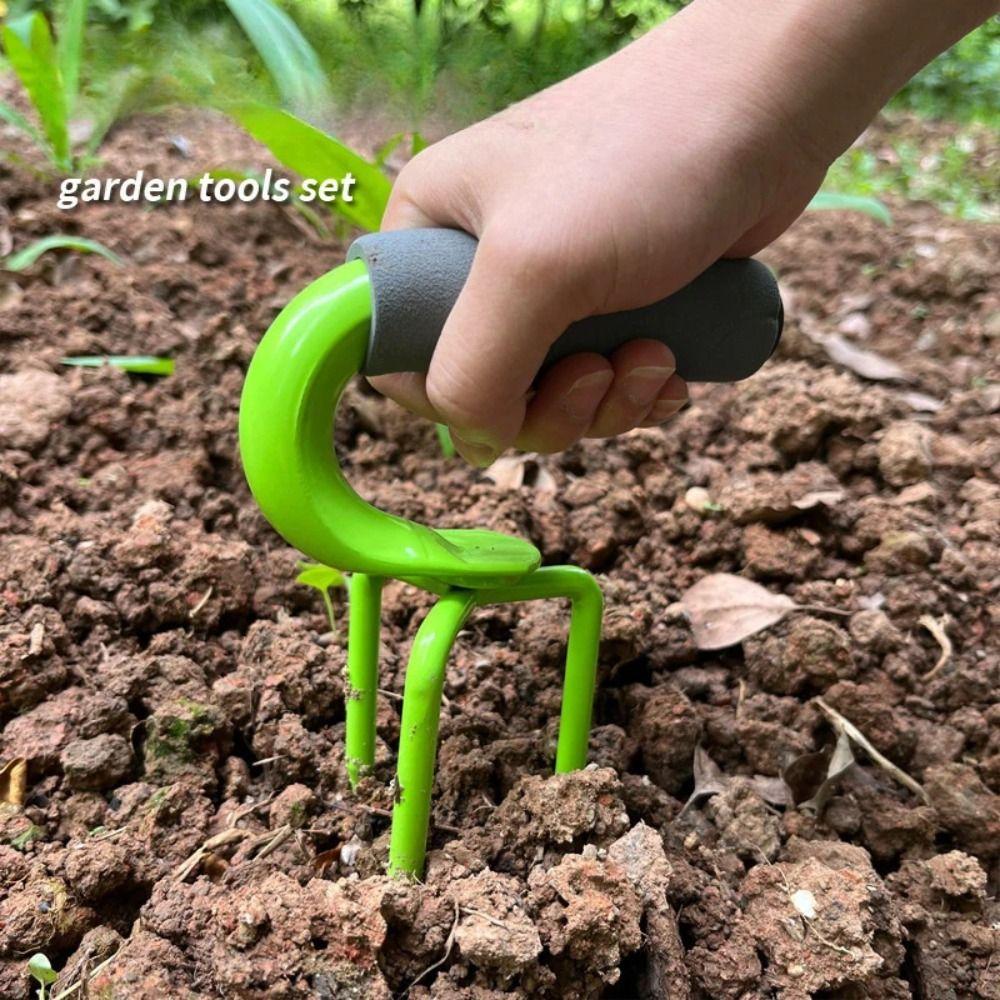 Fork Mini Gardening Claw Agricultural Hand Rake Garden Tool Manual Tiller Hand Rake  Lawns